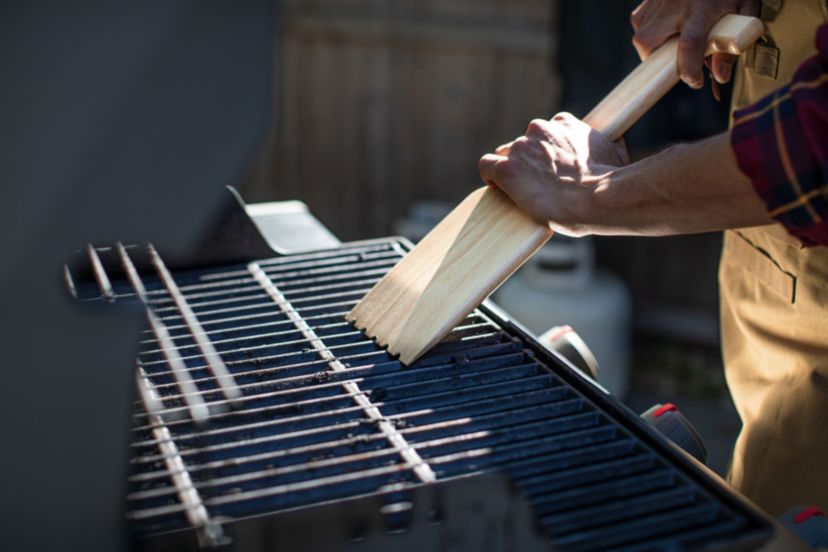 NCAA Oregon State Beavers Hardwood BBQ Grill Scraper with Bottle Opener