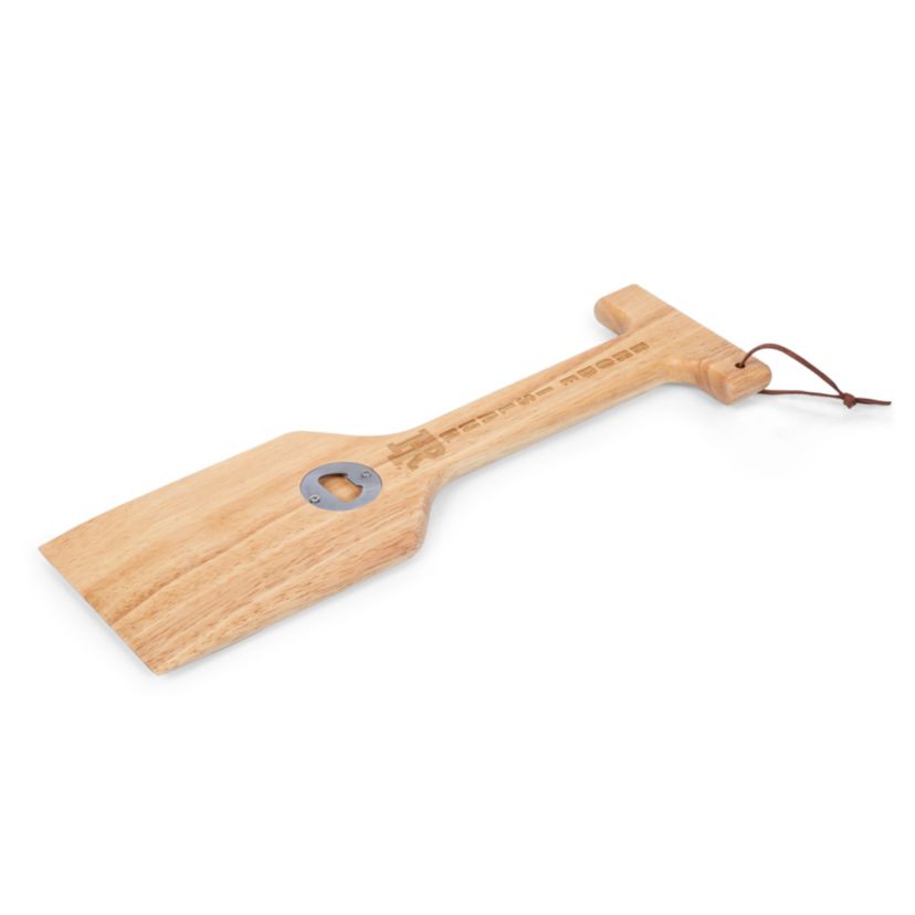 NCAA Rhode Island Rams Hardwood BBQ Grill Scraper with Bottle Opener