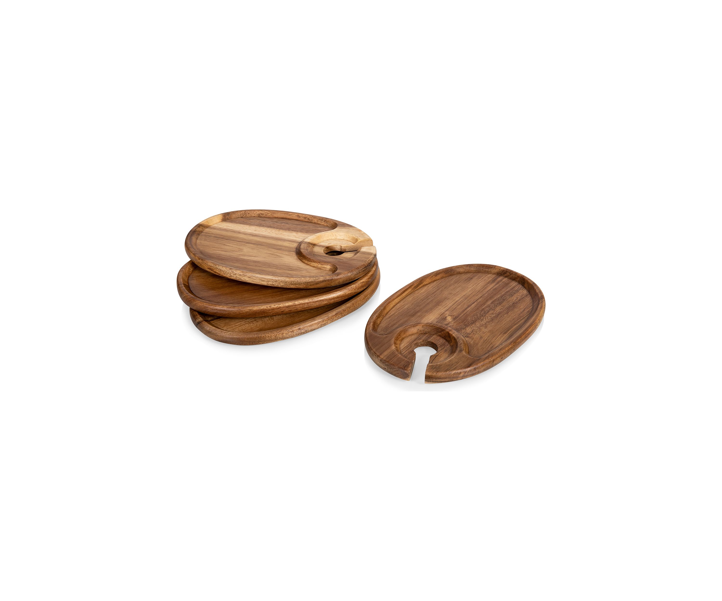 Wine Appetizer Plate Set of 4 
