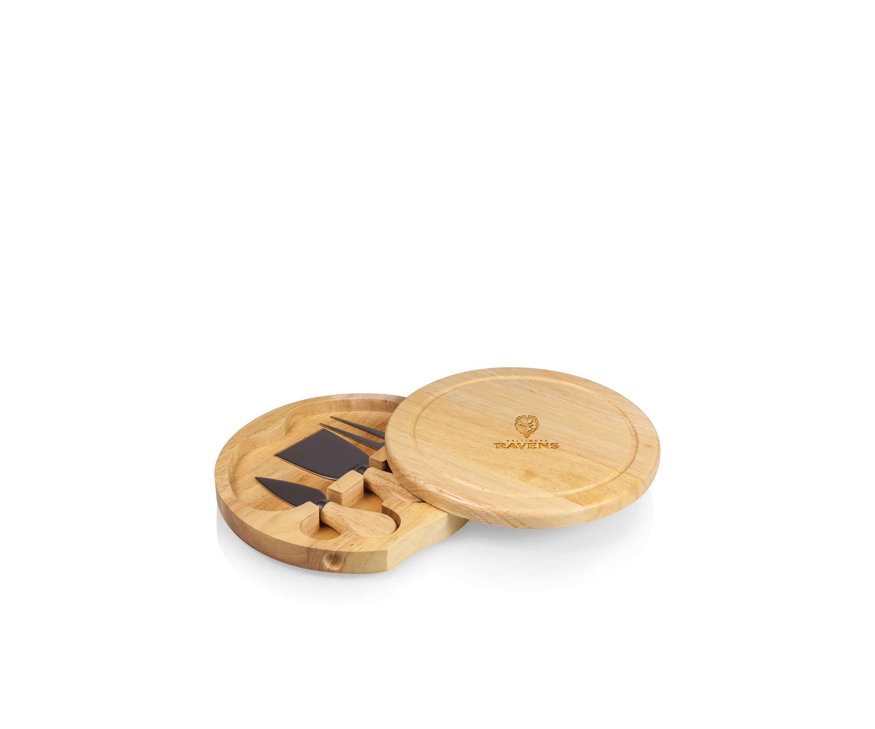 Baltimore Ravens Brie Cheese Board and Tools Set