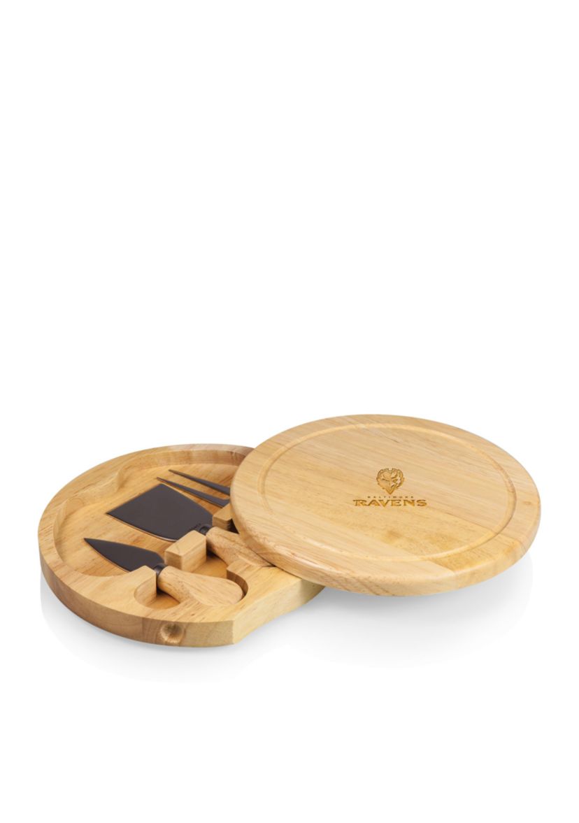 Baltimore Ravens Brie Cheese Board and Tools Set
