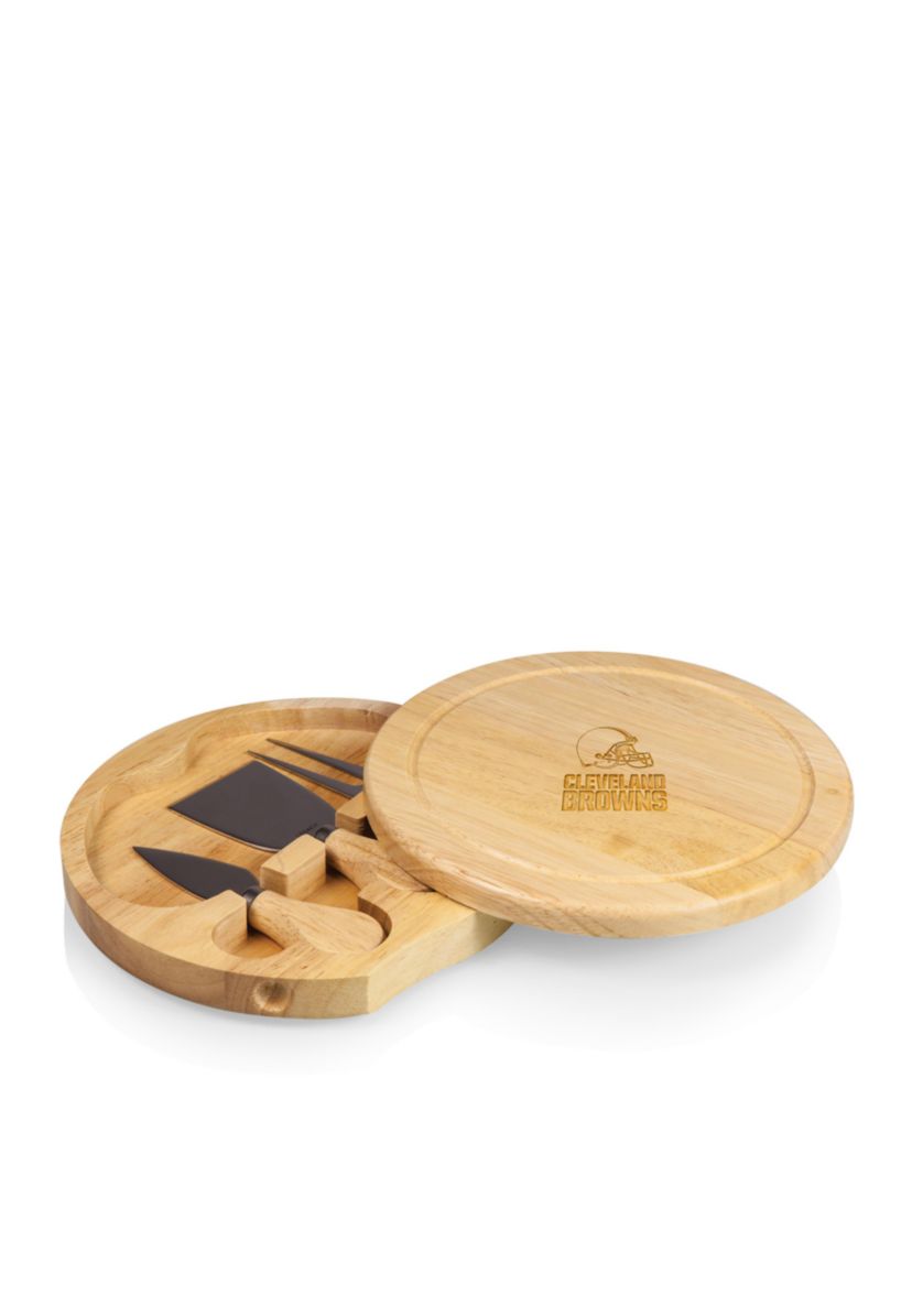 Cleveland Browns Brie Cheese Board and Tools Set