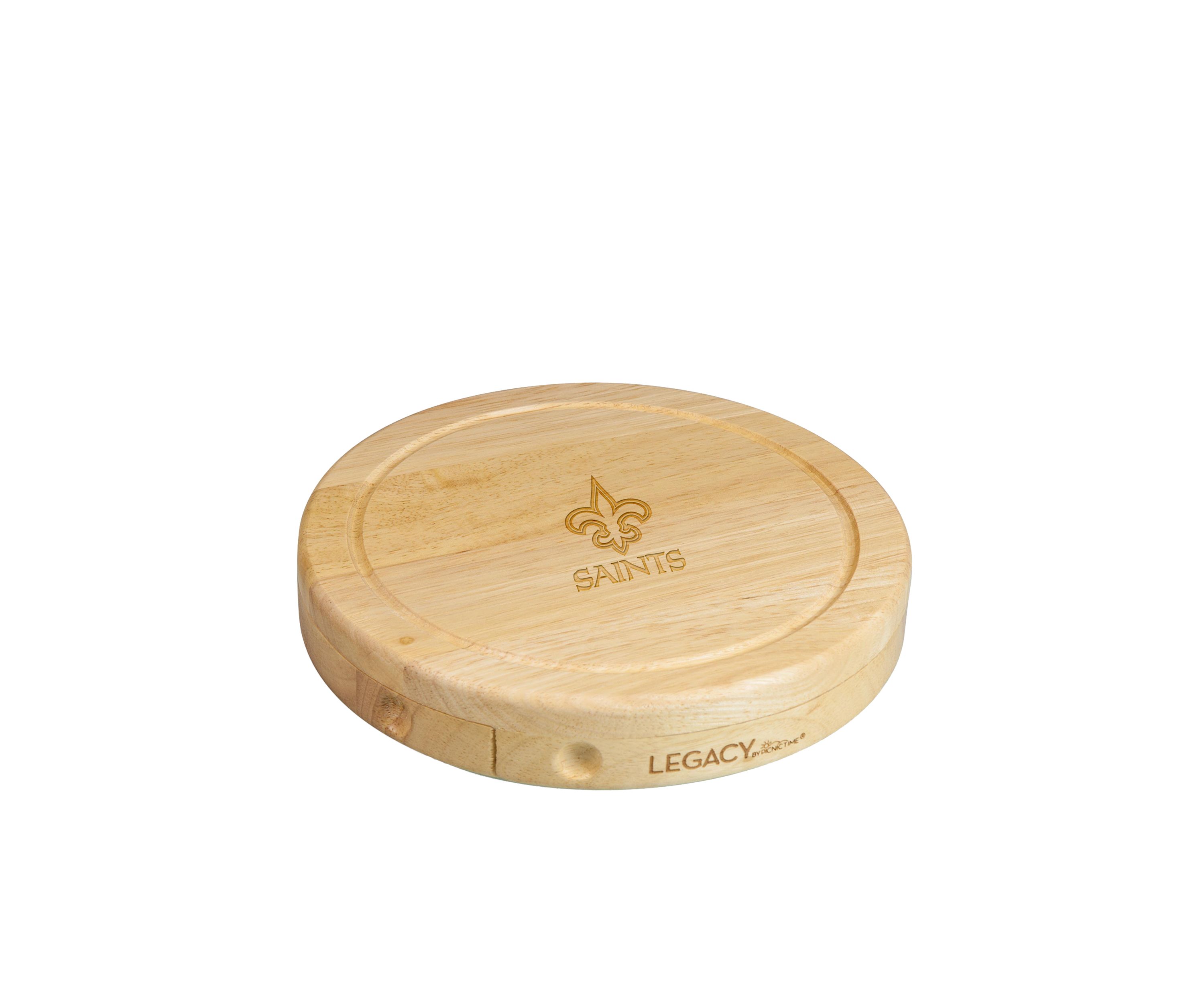 New Orleans Saints Brie Cheese Board and Tools Set