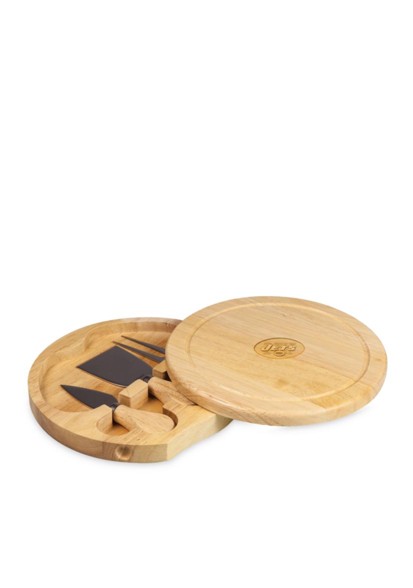 New York Jets Brie Cheese Board and Tools Set