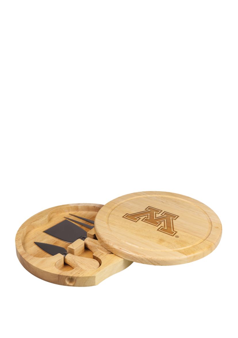 NCAA Minnesota Golden Gophers Brie Cheese Cutting Board & Tools Set
