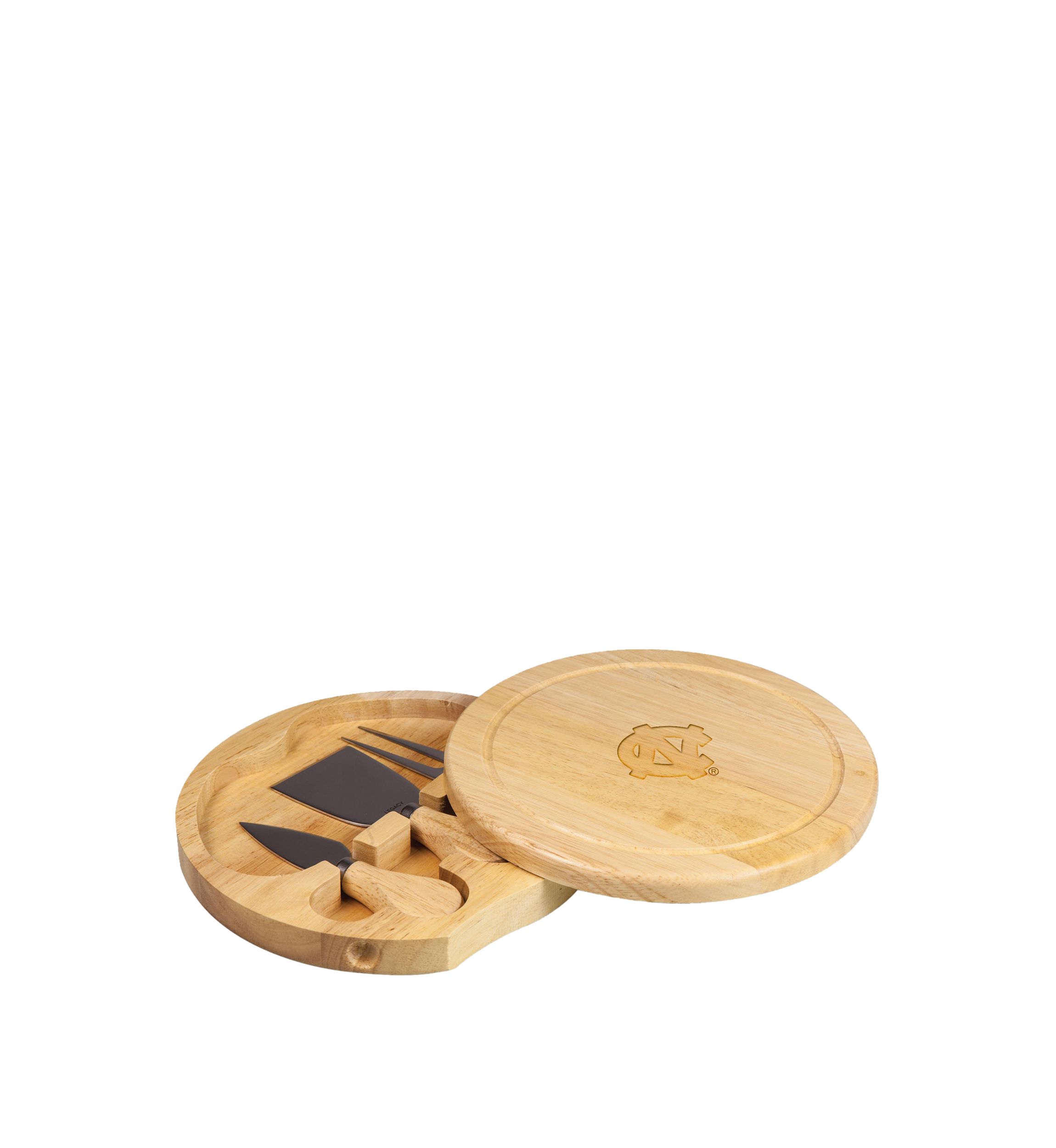 NCAA North Carolina Tar Heels Brie Cheese Cutting Board & Tools Set