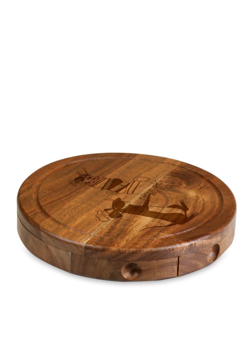 Ratatouille Acacia Brie Cheese Board and Tools Set