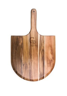 Toscana MLB Colorado Rockies Acacia Pizza Peel Serving Paddle