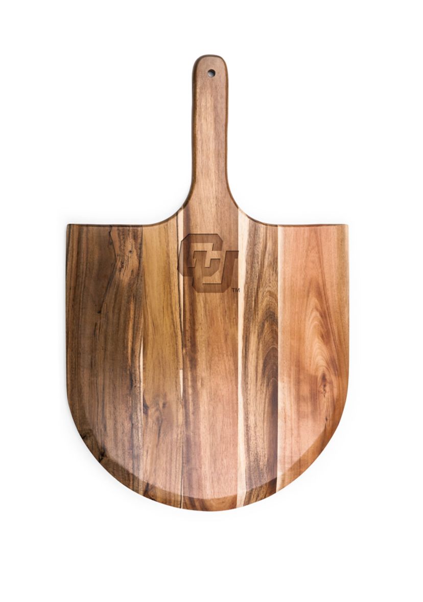 NCAA Colorado Buffaloes Acacia Pizza Peel Serving Paddle