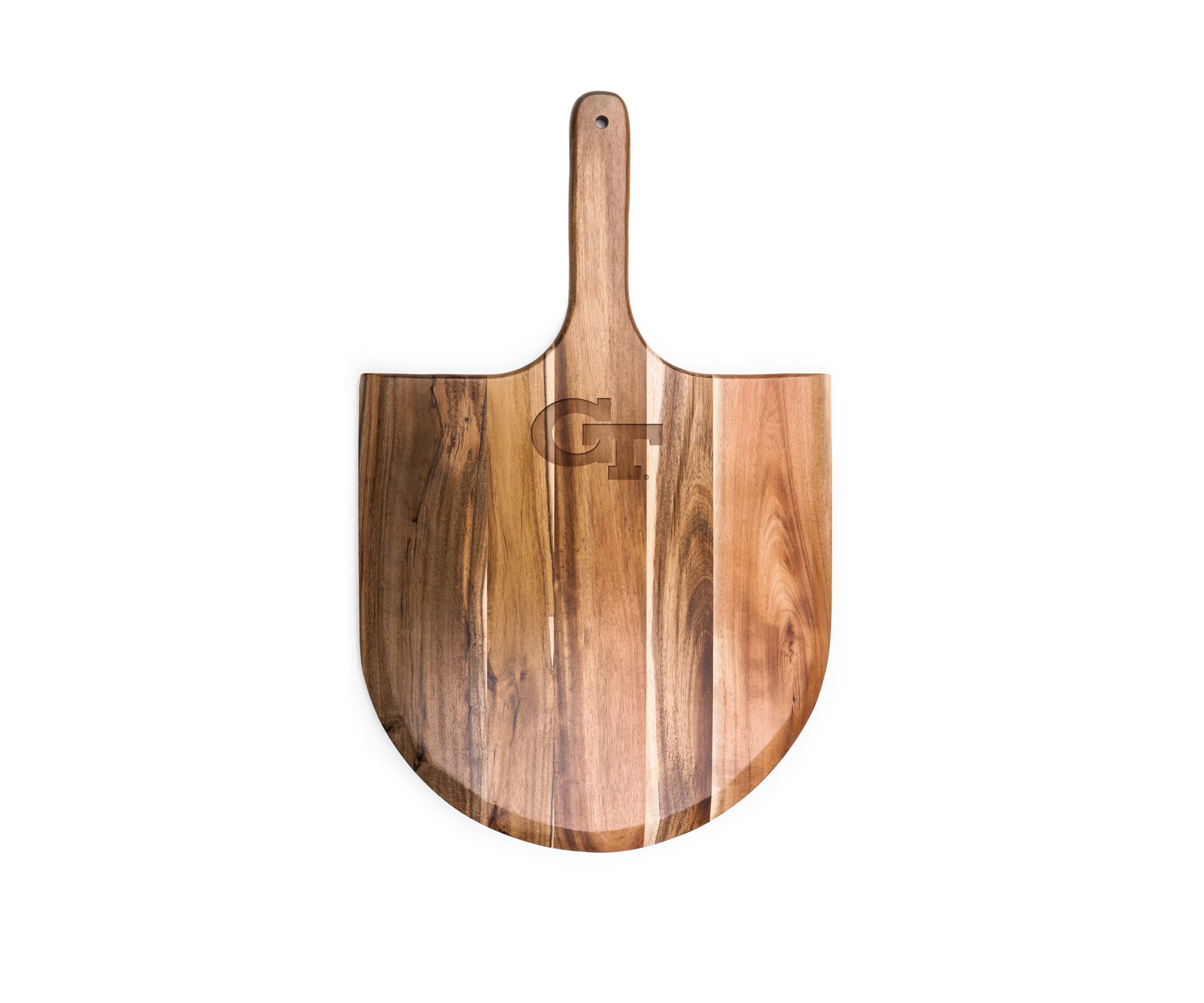 NCAA Georgia Tech Yellow Jackets Acacia Pizza Peel Serving Paddle