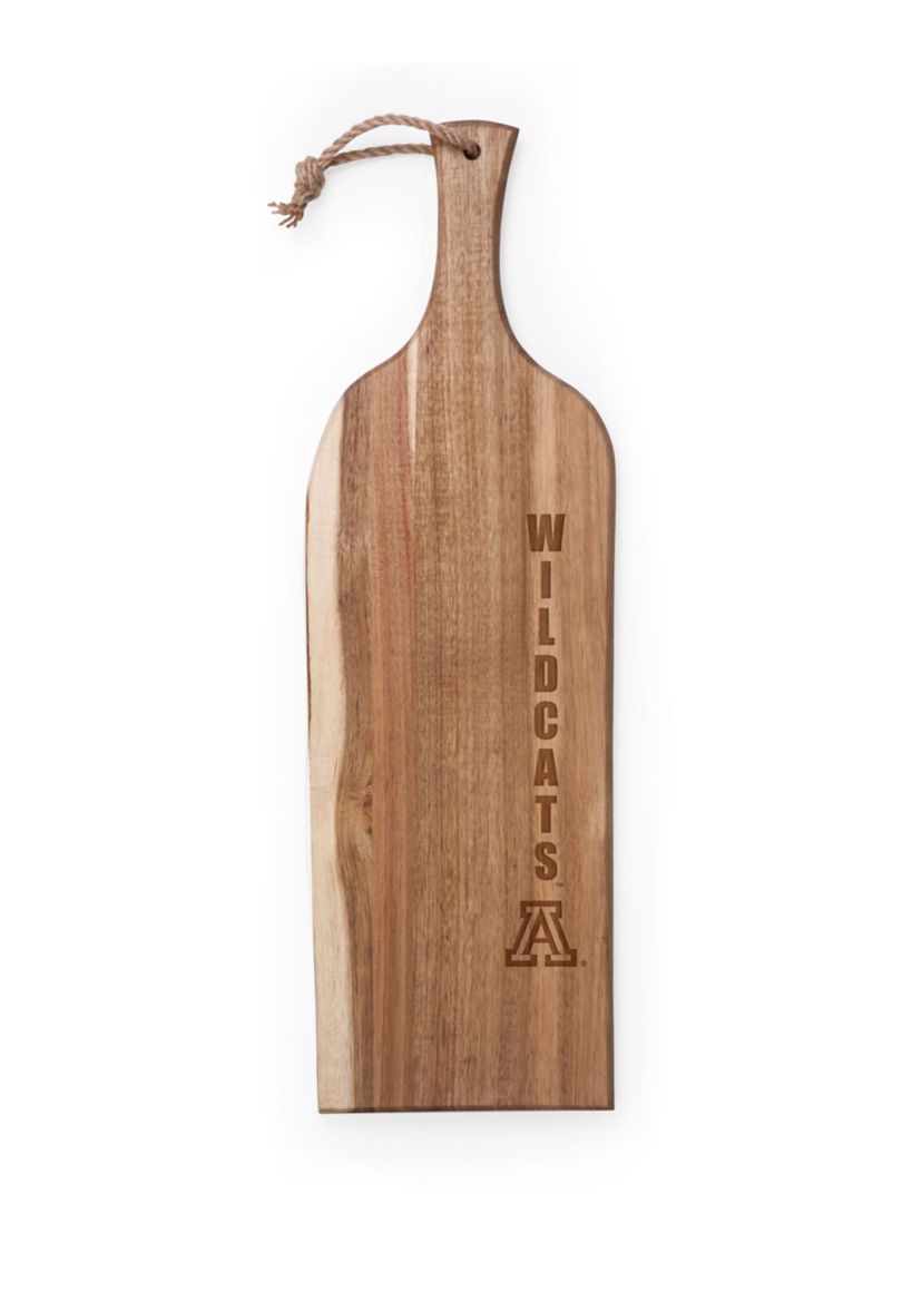 NCAA Arizona Wildcats Artisan 24 Inch Acacia Serving Plank and Cutting Board