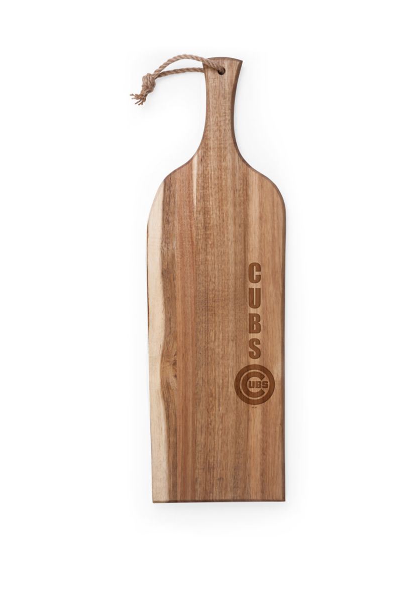 MLB Chicago Cubs Artisan 24 Inch Acacia Serving Plank
