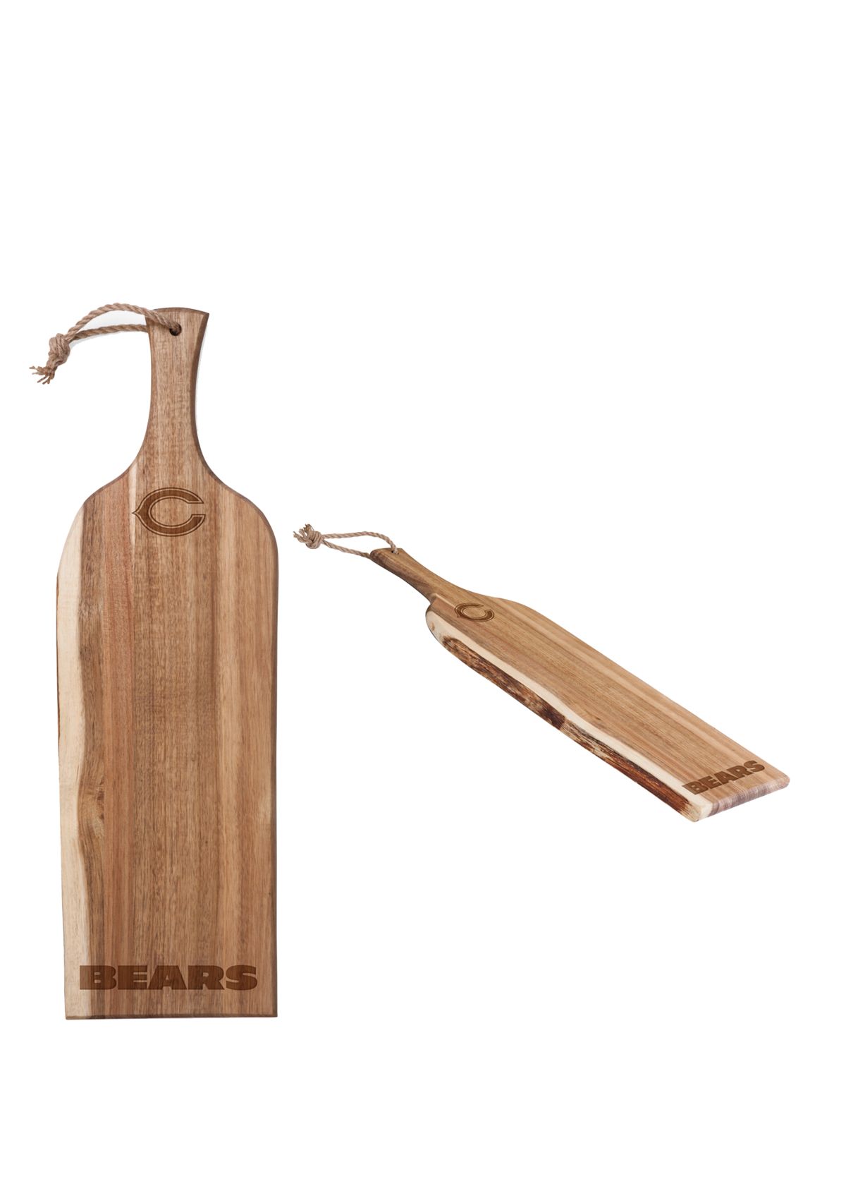 NFL Chicago Bears Artisan 24 Inch Acacia Serving Plank & Cutting Board