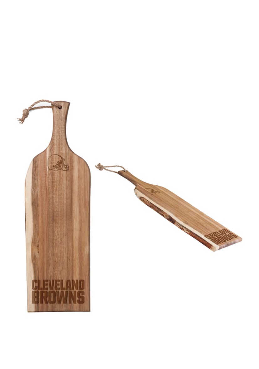 NFL Cleveland Browns Artisan 24 Inch Acacia Serving Plank & Cutting Board