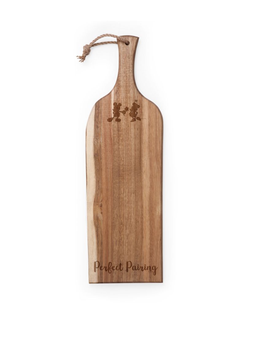 Mickey and Minnie Mouse - Artisan 24-in. Acacia Serving Plank