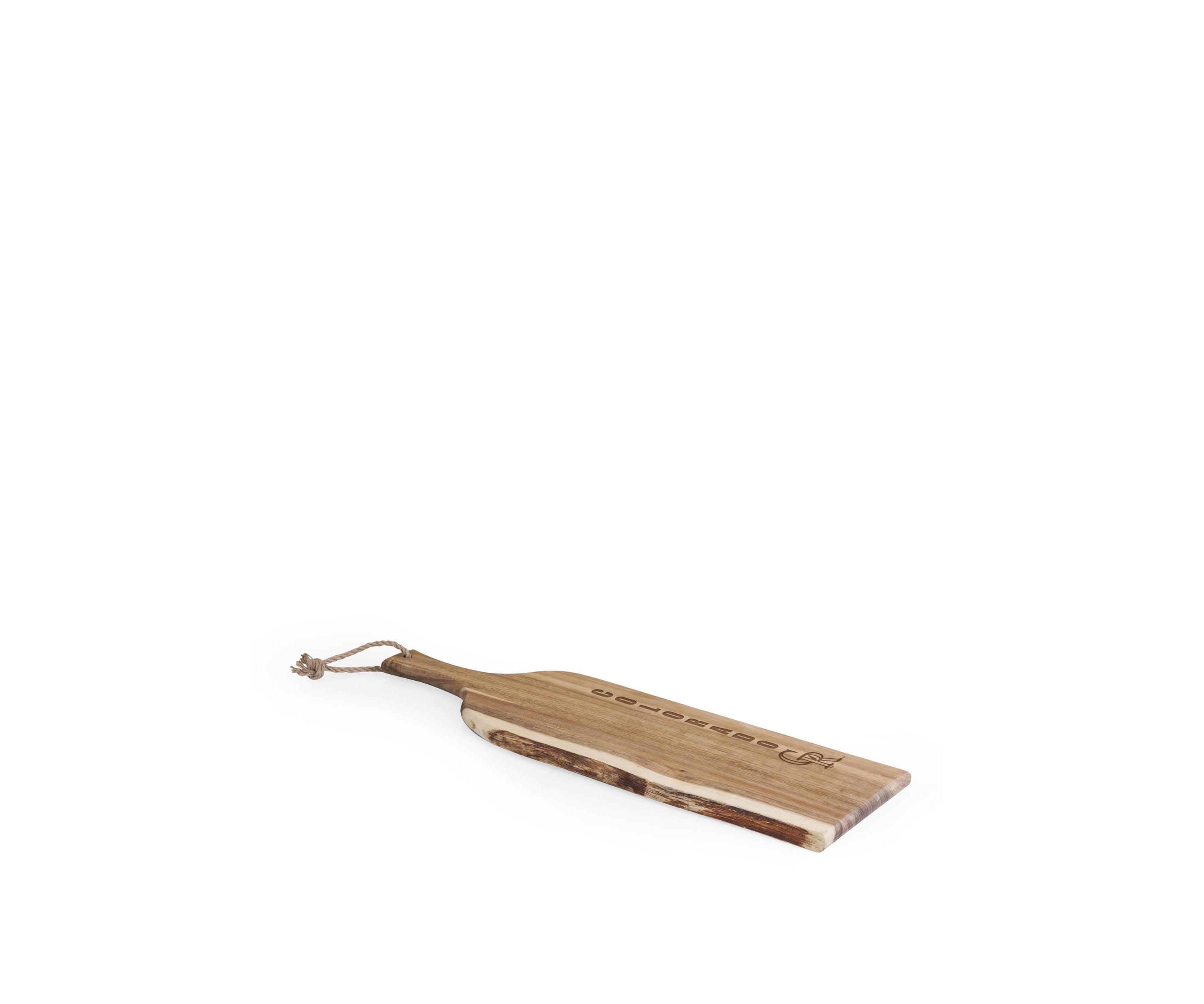 MLB Colorado Rockies Artisan 24 Inch Acacia Serving Plank