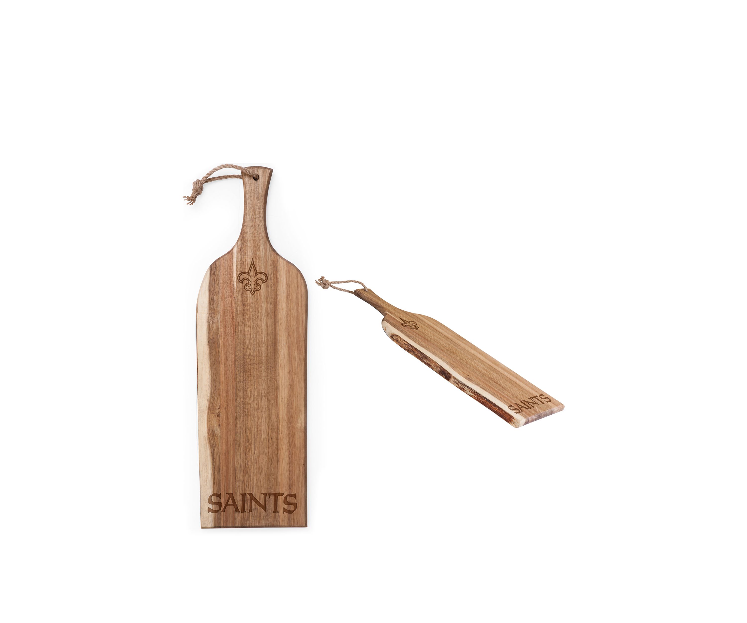 NFL New Orleans Saints Artisan 24 Inch Acacia Serving Plank & Cutting Board