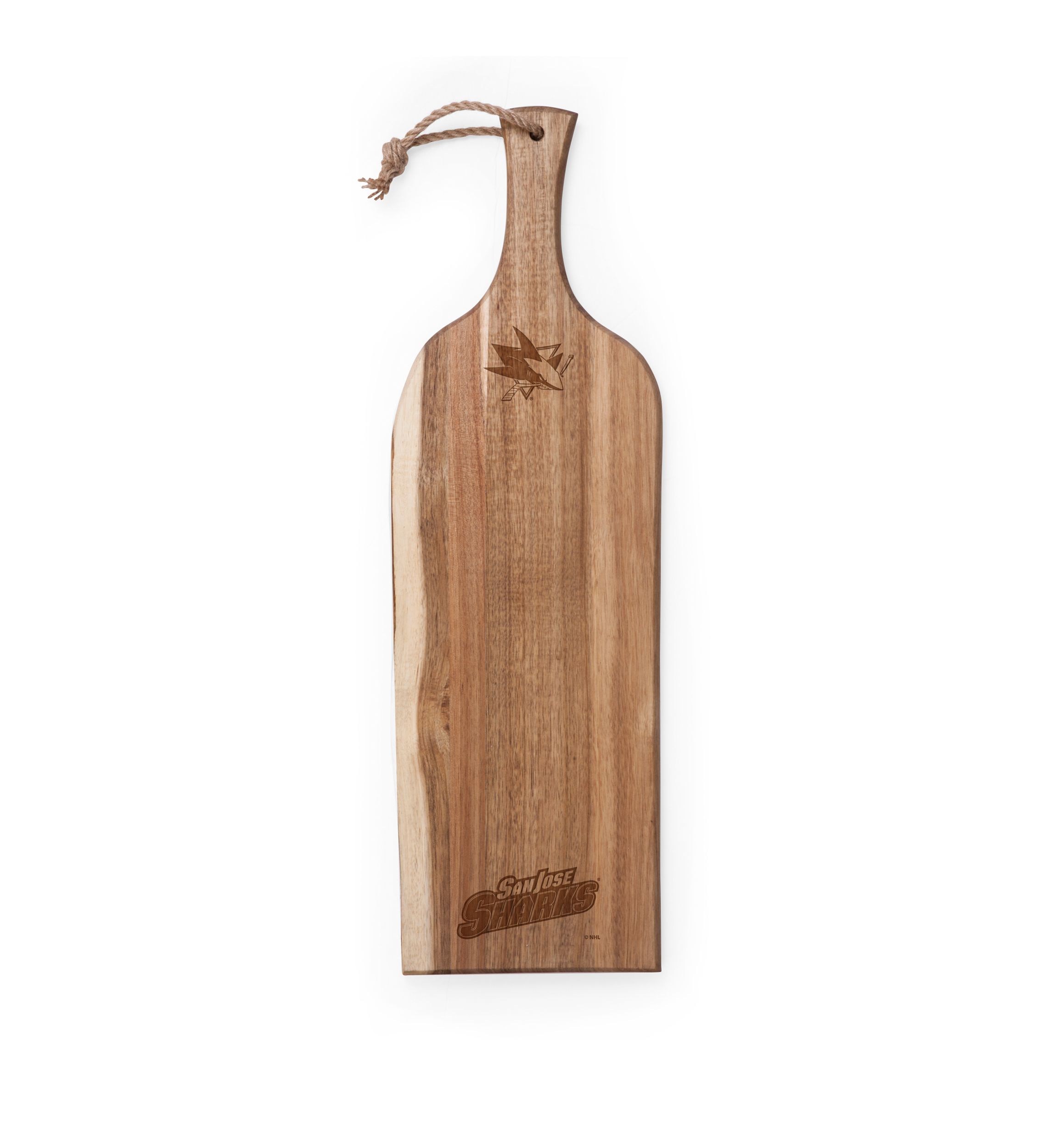 NHL San Jose Sharks Artisan 24 Inch Acacia Serving Plank