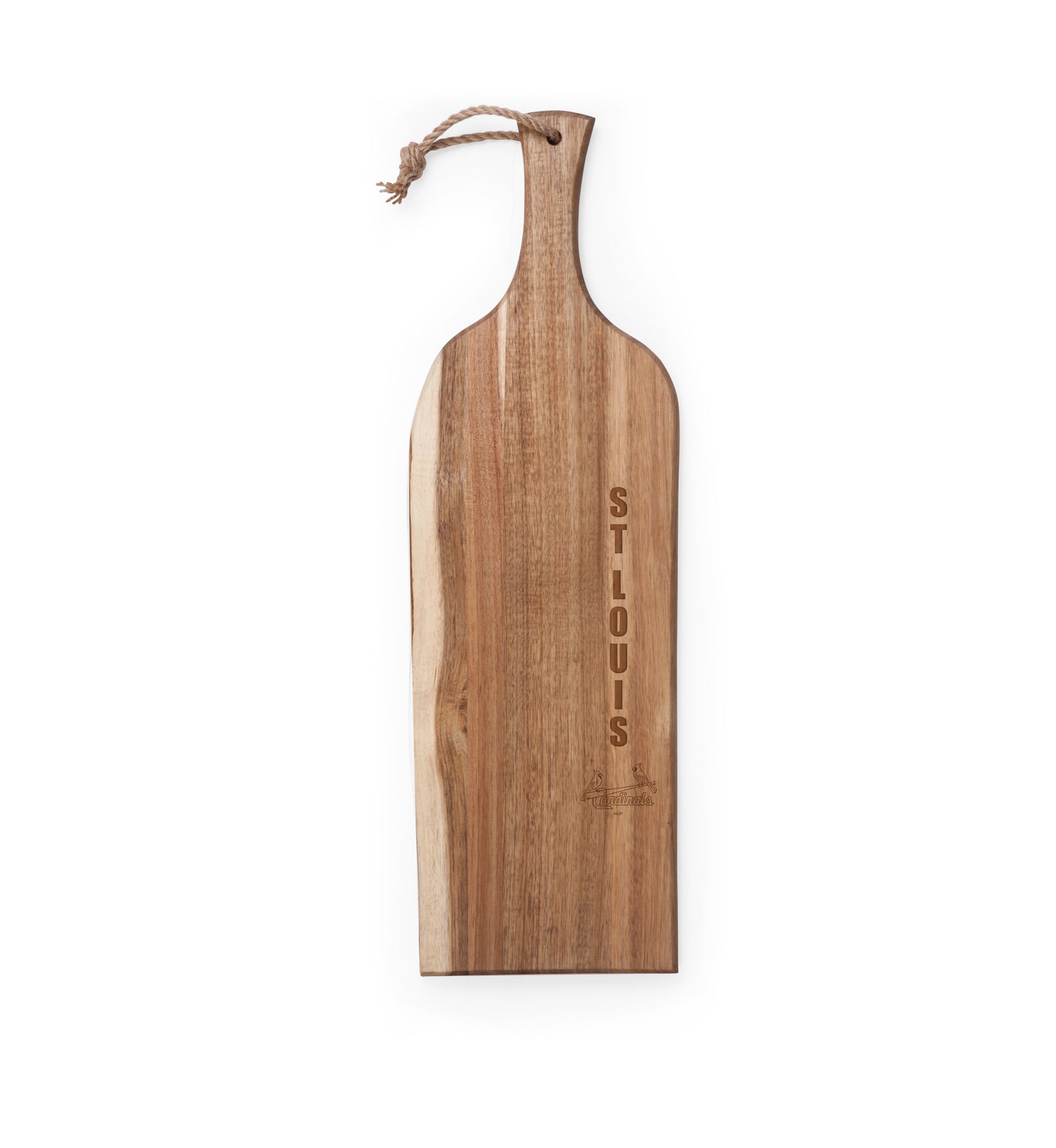 MLB St. Louis Cardinals Artisan 24 Inch Acacia Serving Plank