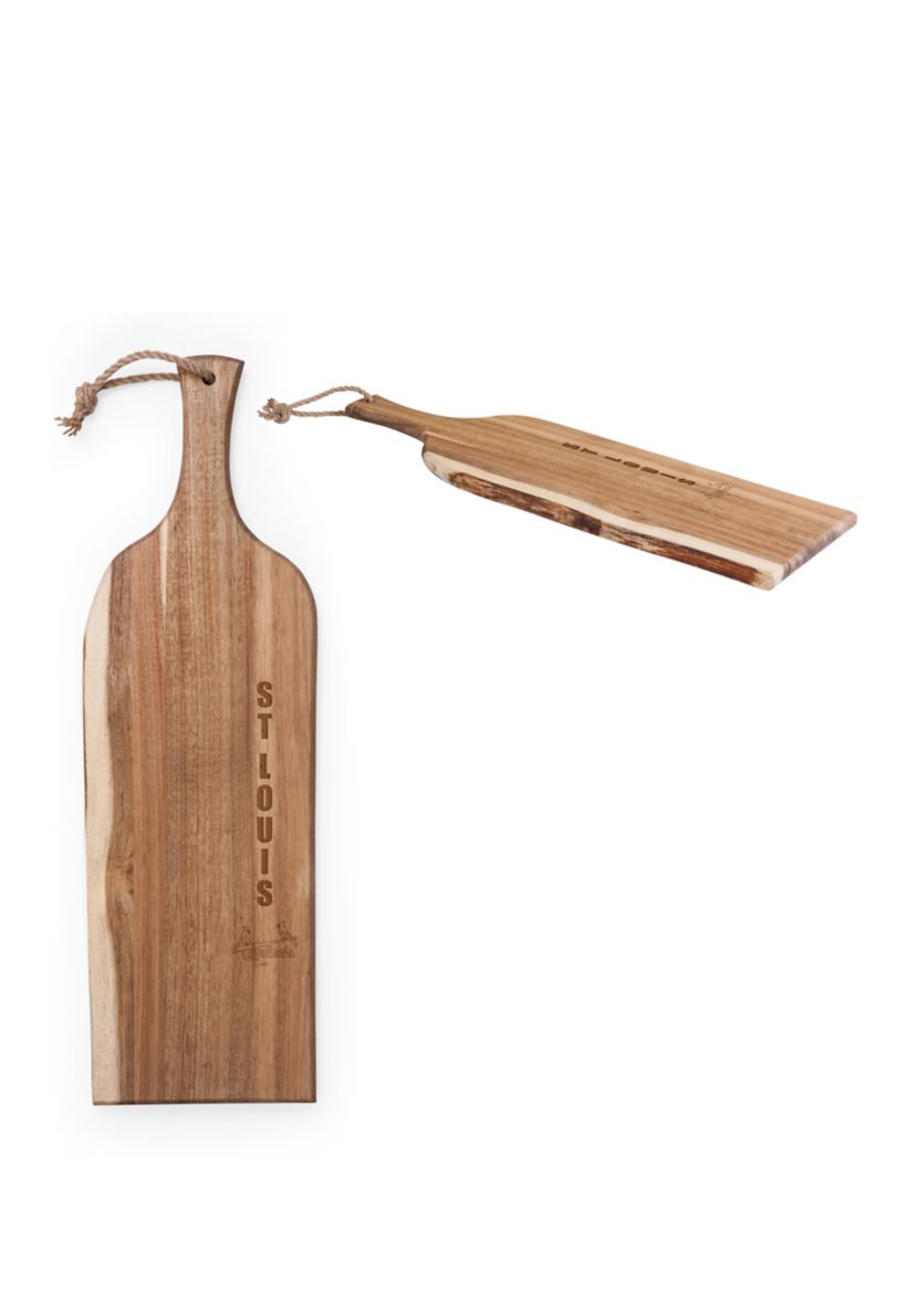 MLB St. Louis Cardinals Artisan 24 Inch Acacia Serving Plank