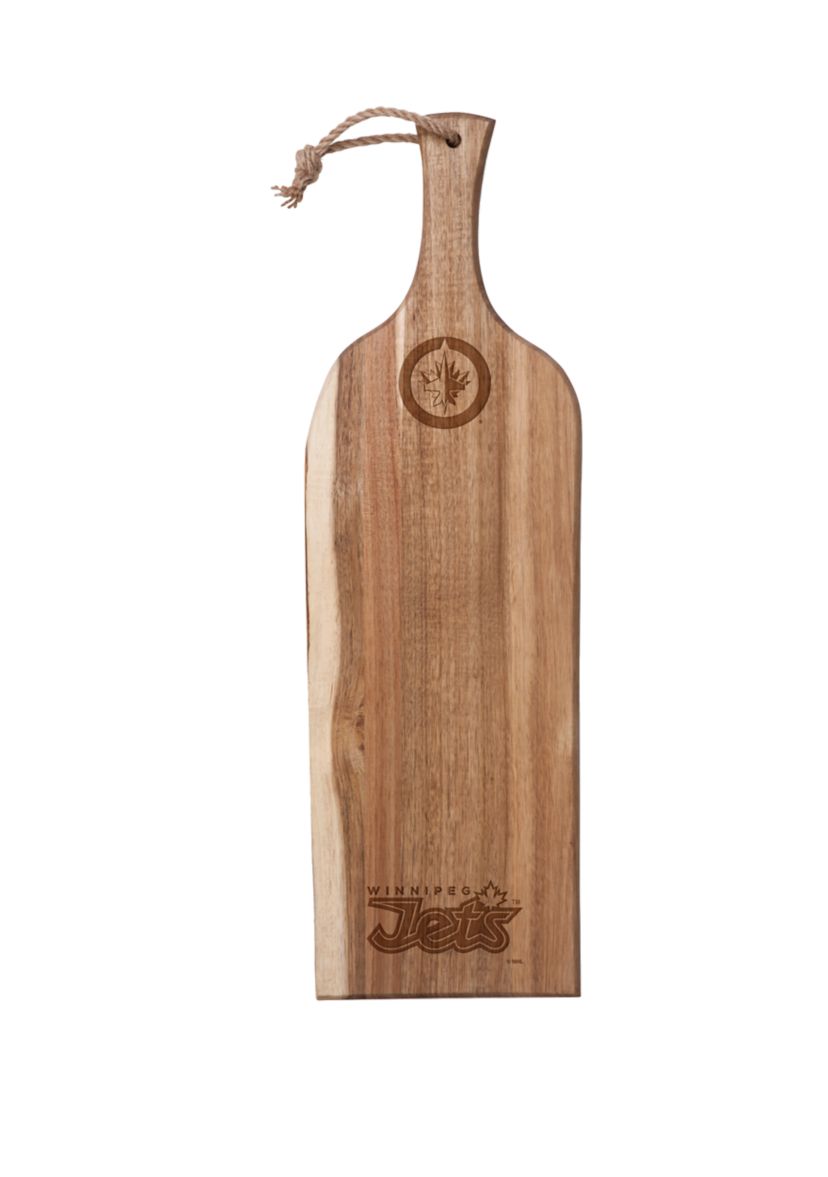 NHL Winnipeg Jets Artisan 24 Inch Acacia Serving Plank