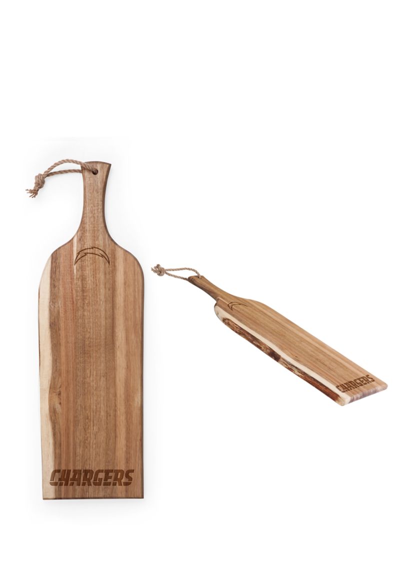 NFL Los Angeles Chargers Artisan 24 Inch Acacia Serving Plank & Cutting Board
