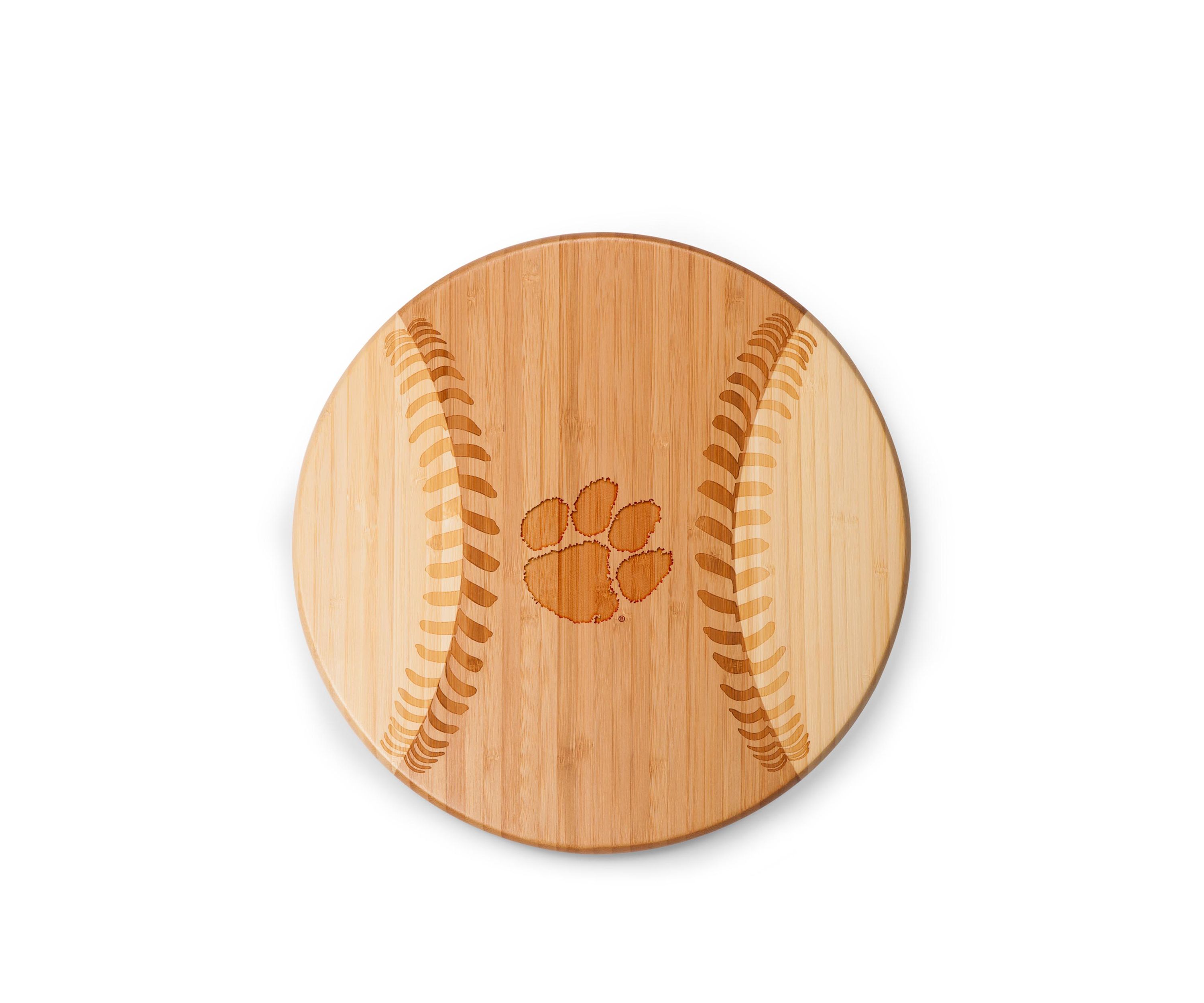 NCAA Clemson Tigers Home Run! Baseball Cutting Board & Serving Tray