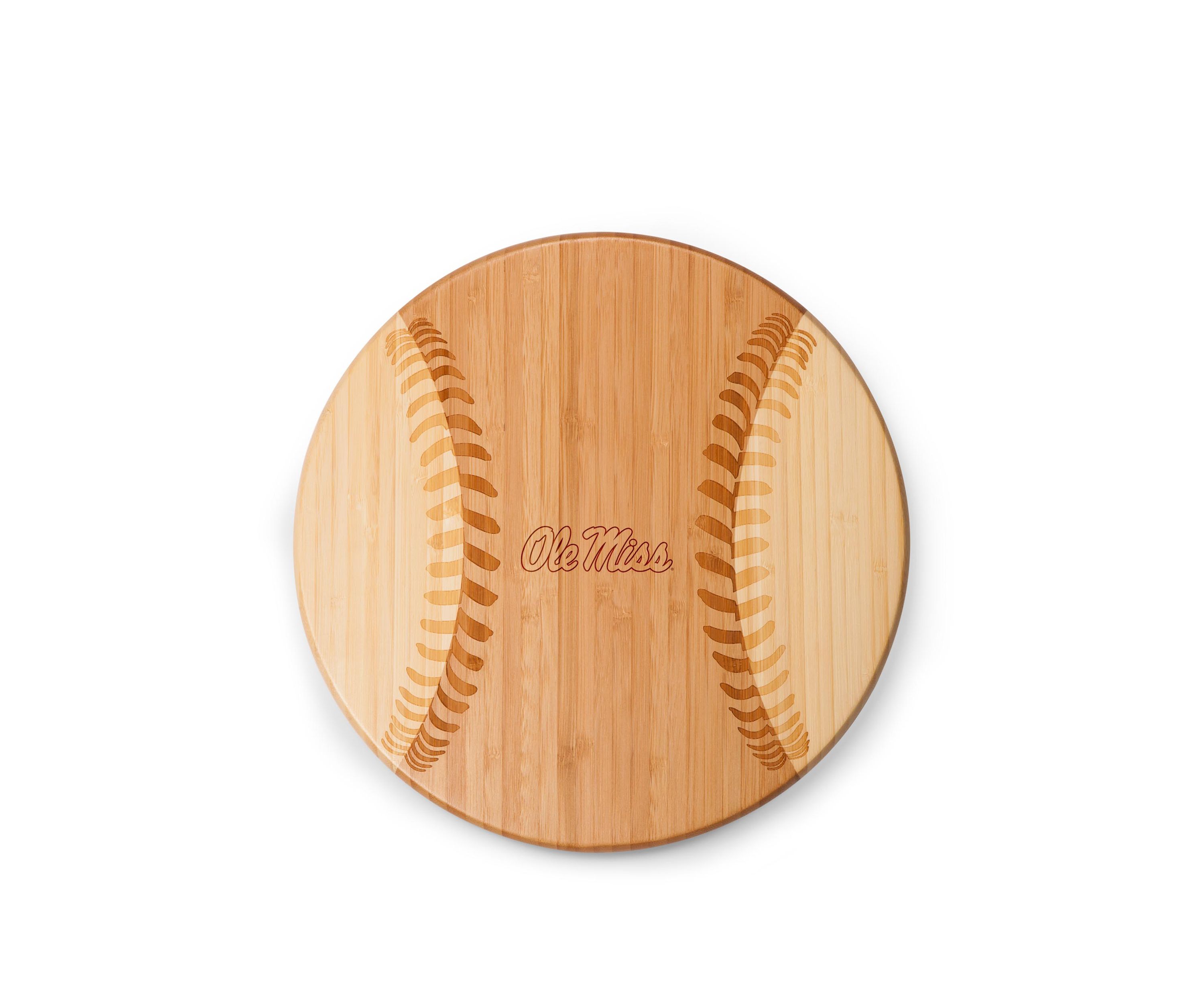 NCAA Ole Miss Rebels Home Run! Baseball Cutting Board & Serving Tray