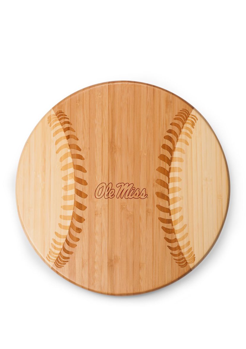 NCAA Ole Miss Rebels Home Run! Baseball Cutting Board & Serving Tray