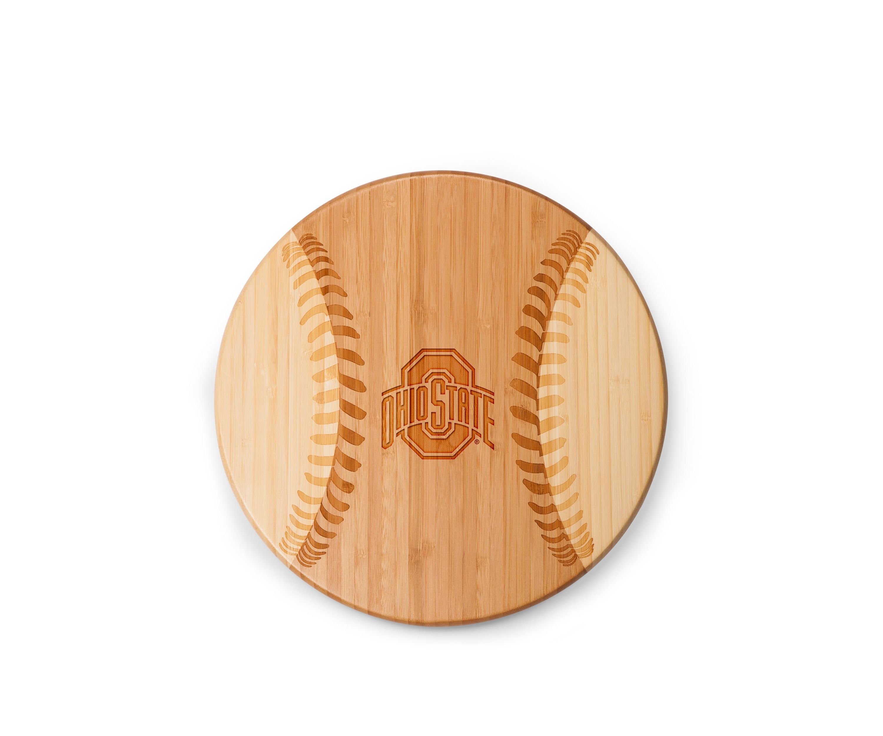 NCAA Ohio State Buckeyes Home Run! Baseball Cutting Board & Serving Tray