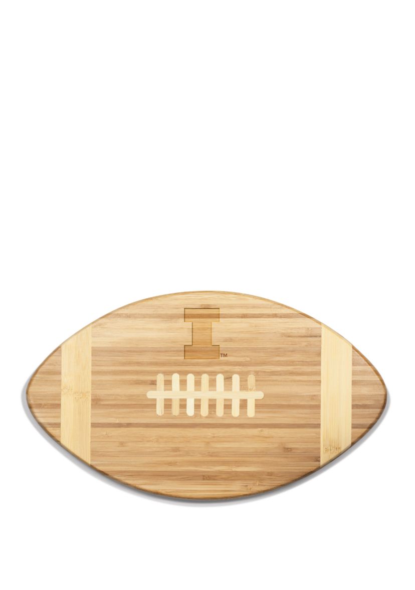 NCAA Illinois Fighting Illini Touchdown! Football Cutting Board & Serving Tray