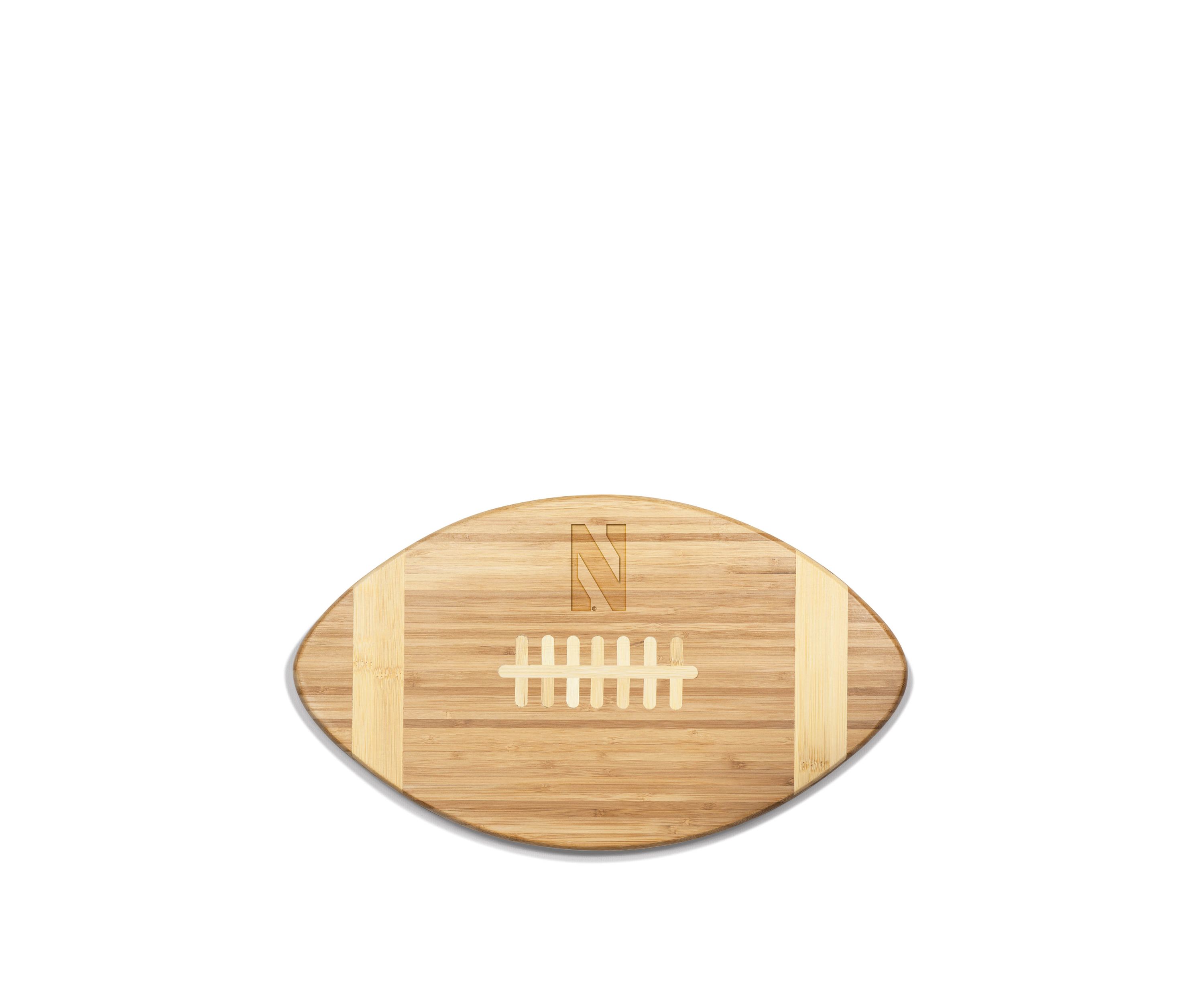 NCAA Northwestern Wildcats Touchdown! Football Cutting Board & Serving Tray