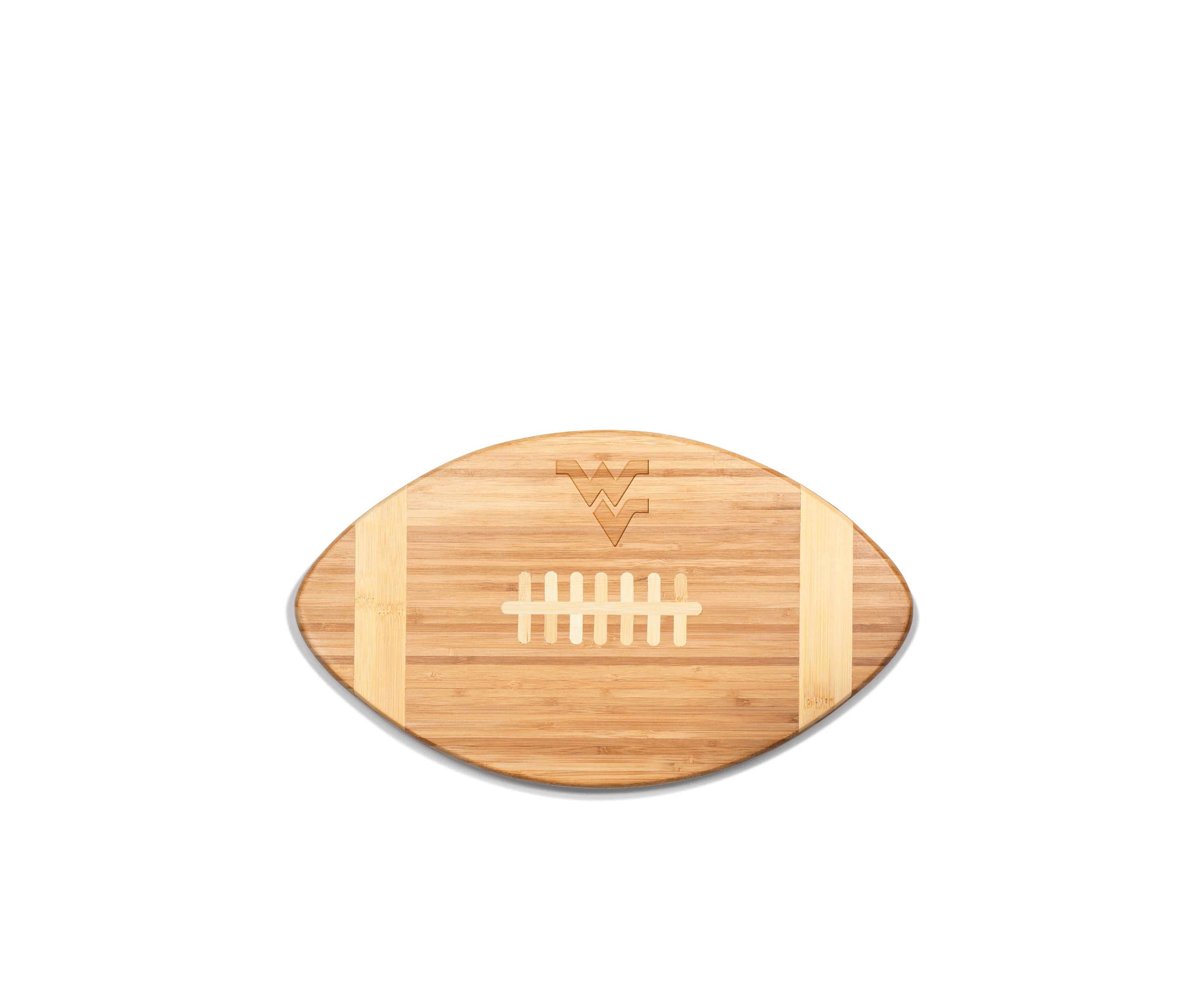 West Virginia Mountaineers Touchdown Bamboo Cutting Board