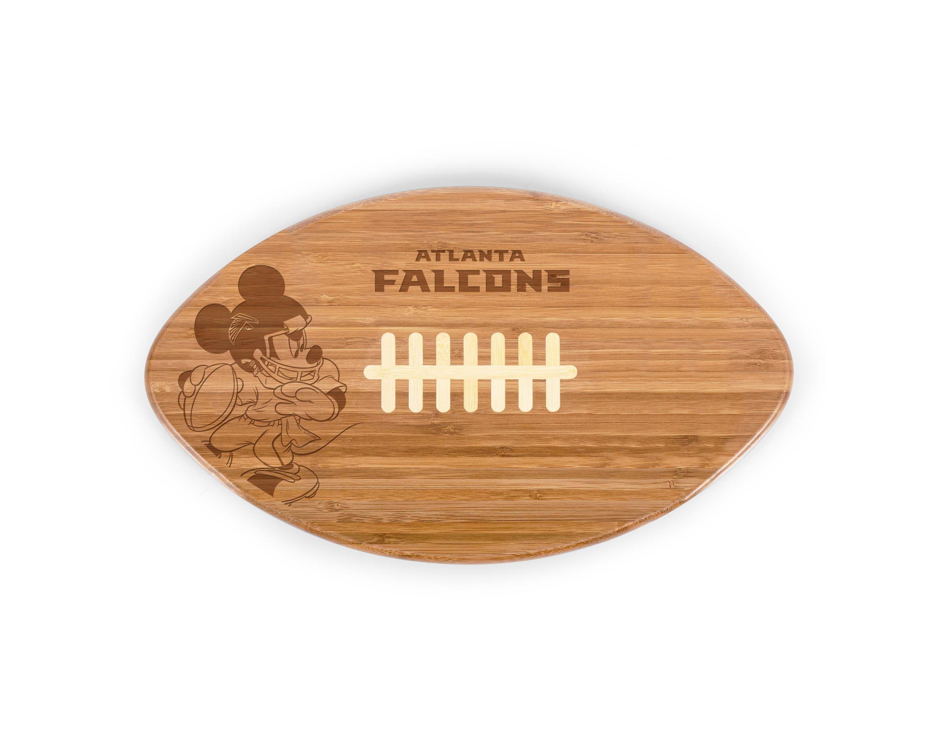Disney NFL Cobrand Atlanta Falcons Mickey Mouse Touchdown! Pro Football Cutting Board & Serving Tray