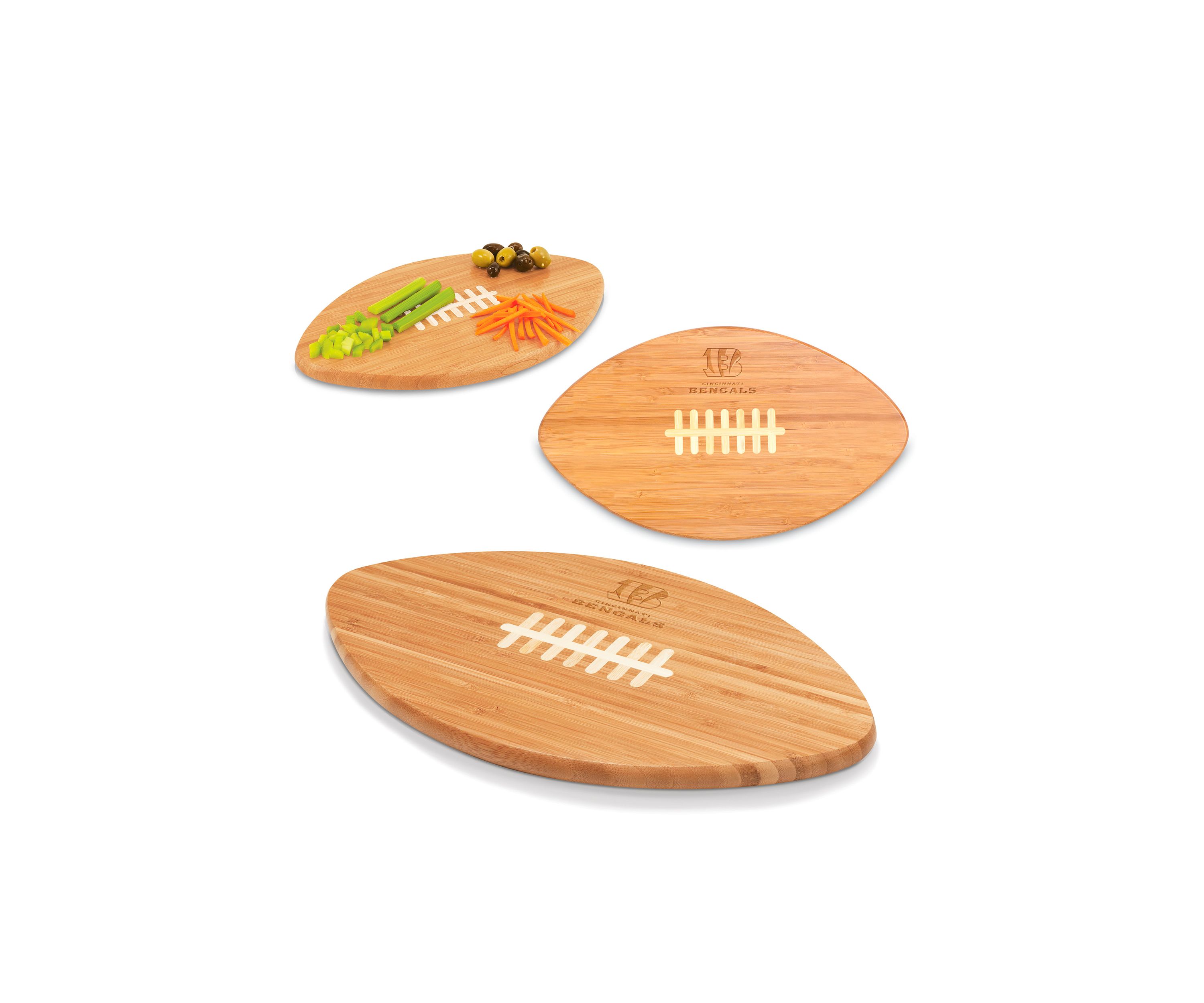 Cincinnati Bengals Touchdown Pro Bamboo Cutting Board