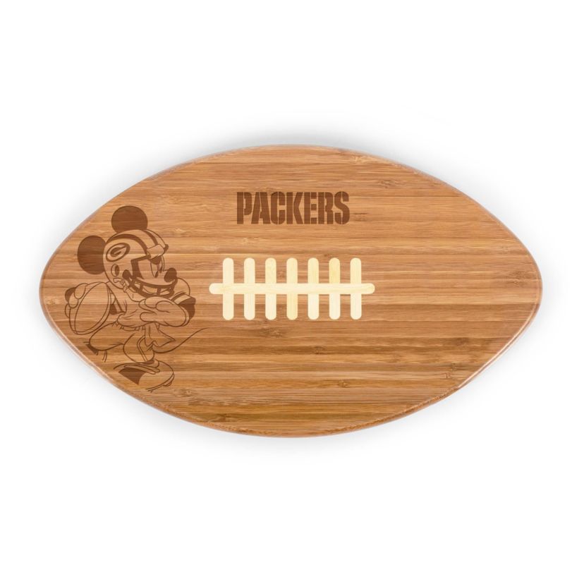 Disney NFL Cobrand Green Bay Packers Mickey Mouse Touchdown! Pro Football Cutting Board & Serving Tray