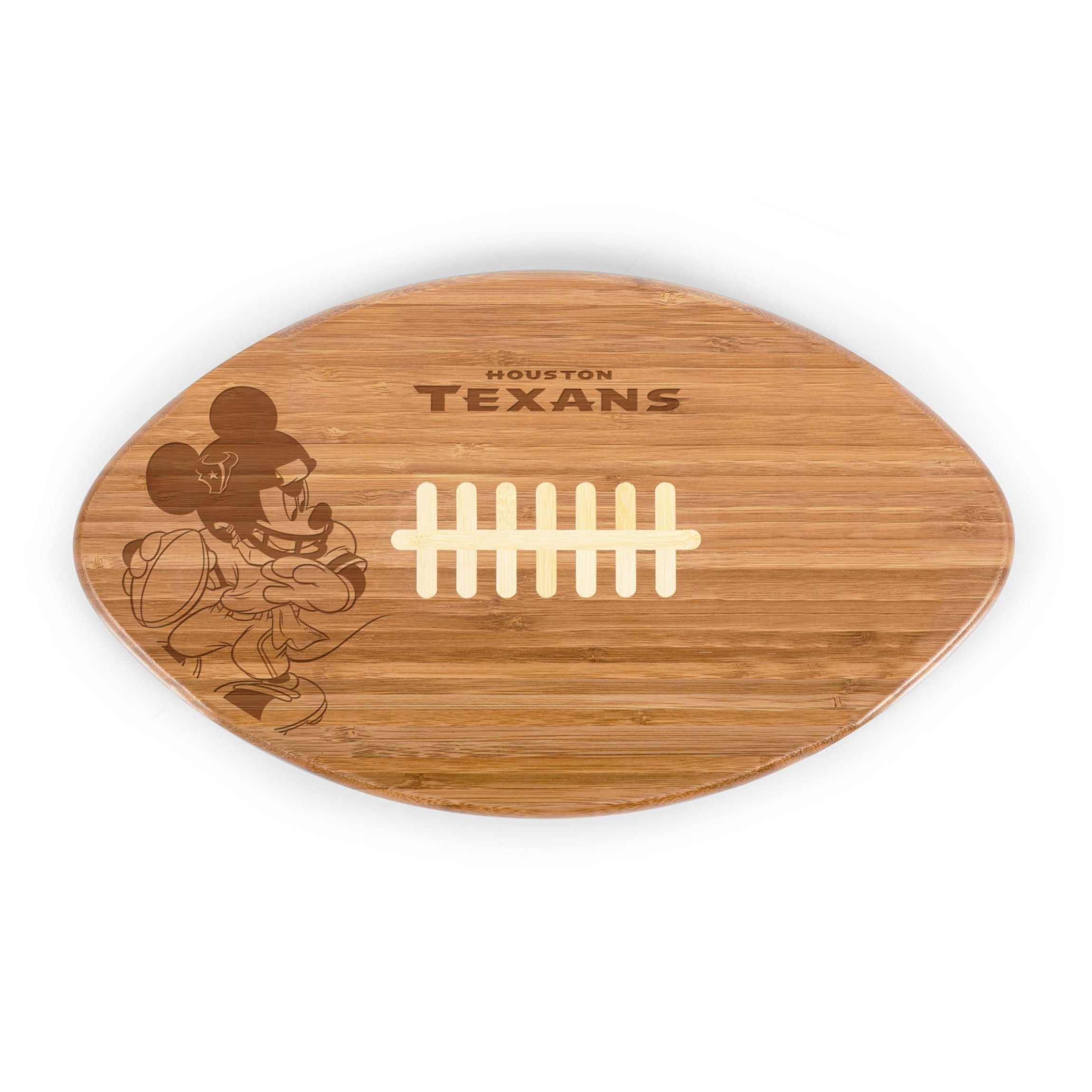 Disney NFL Cobrand Houston Texans Mickey Mouse Touchdown! Pro Football Cutting Board & Serving Tray