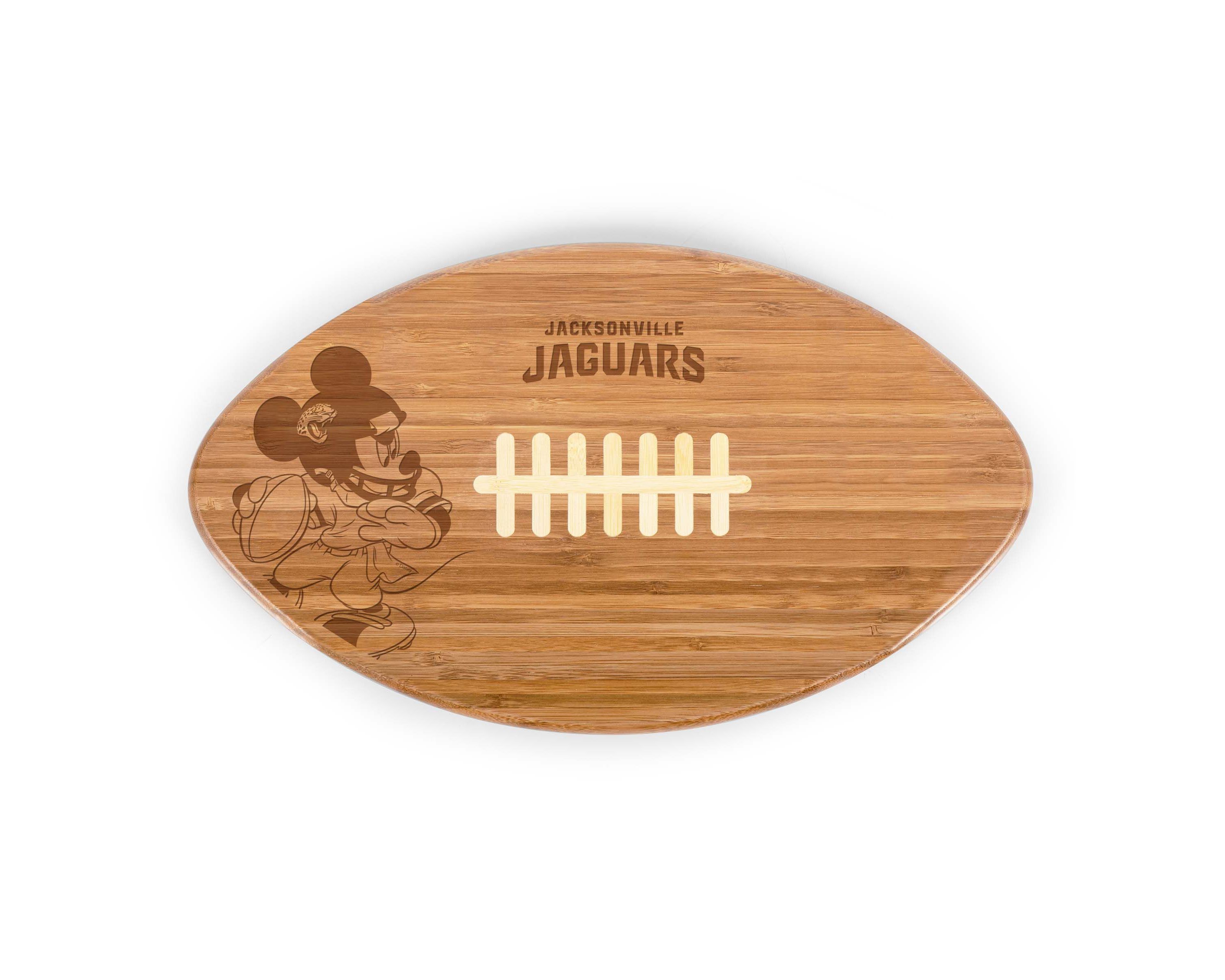 Disney NFL Cobrand Jacksonville Jaguars Mickey Mouse Touchdown! Pro Football Cutting Board & Serving Tray