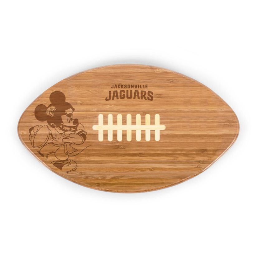 Disney NFL Cobrand Jacksonville Jaguars Mickey Mouse Touchdown! Pro Football Cutting Board & Serving Tray