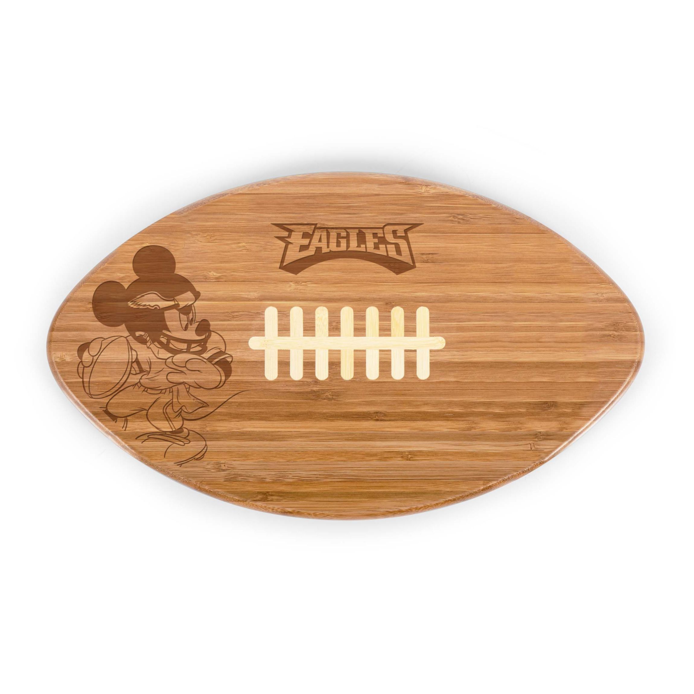 Disney NFL Cobrand Philadelphia Eagles Mickey Mouse Touchdown! Pro Football Cutting Board & Serving Tray