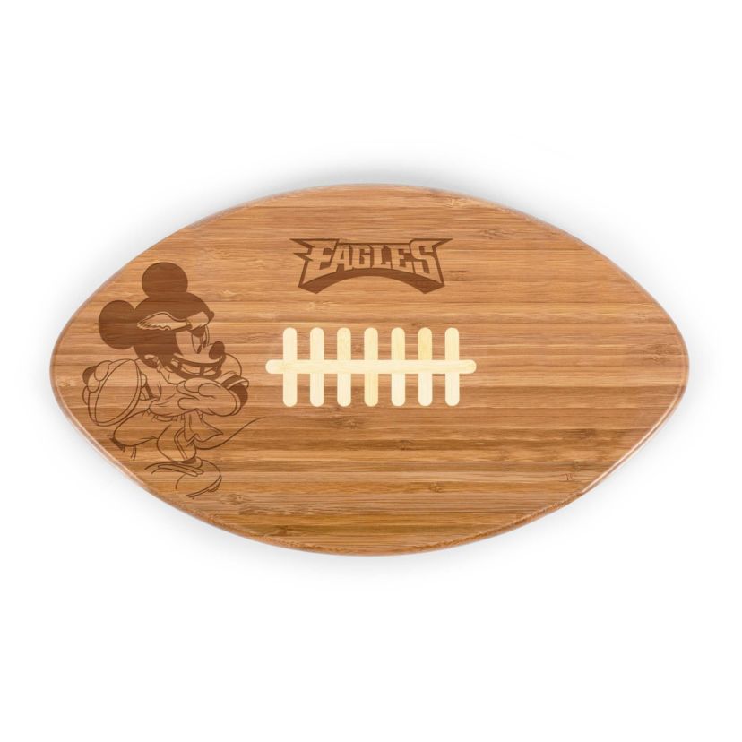 Disney NFL Cobrand Philadelphia Eagles Mickey Mouse Touchdown! Pro Football Cutting Board & Serving Tray
