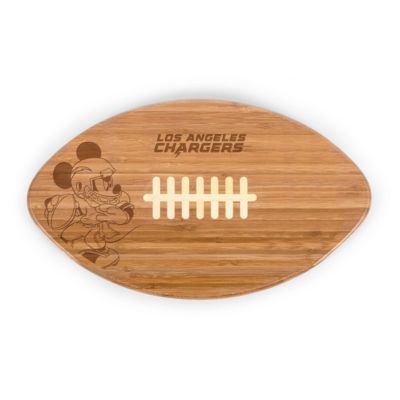 Toscana Disney NFL Cobrand Los Angeles Chargers Mickey Mouse Touchdown! Pro Football Cutting Board & Serving Tray -  76015048960050634320