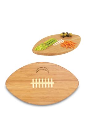 Toscana Nfl Los Angeles Chargers Touchdown! Football Cutting Board & Serving Tray