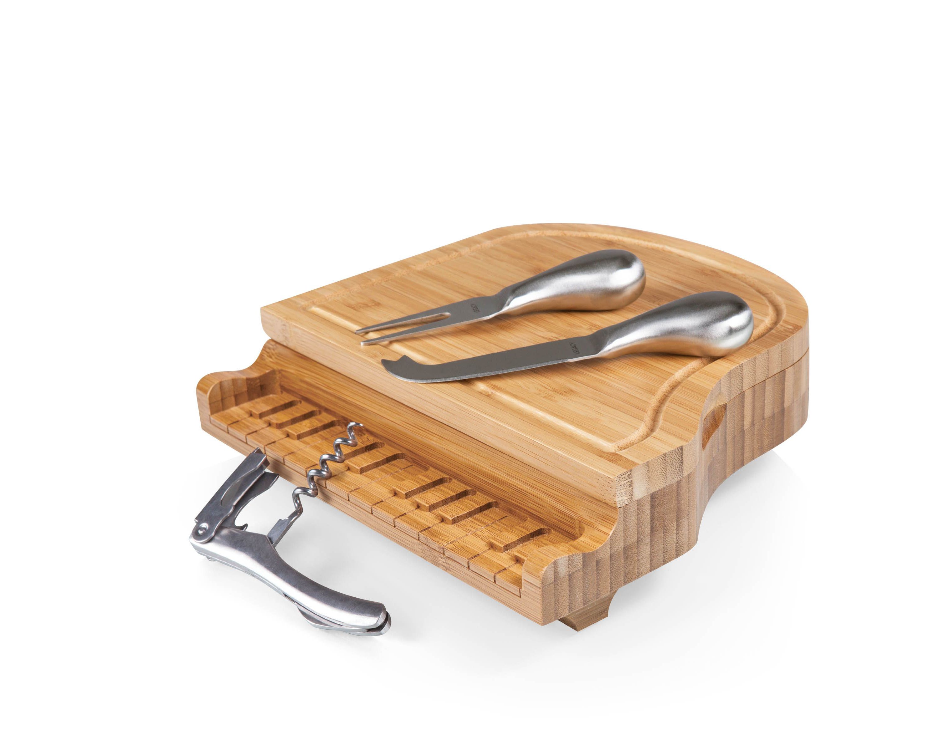 Piano Cheese Cutting Board & Tools Set