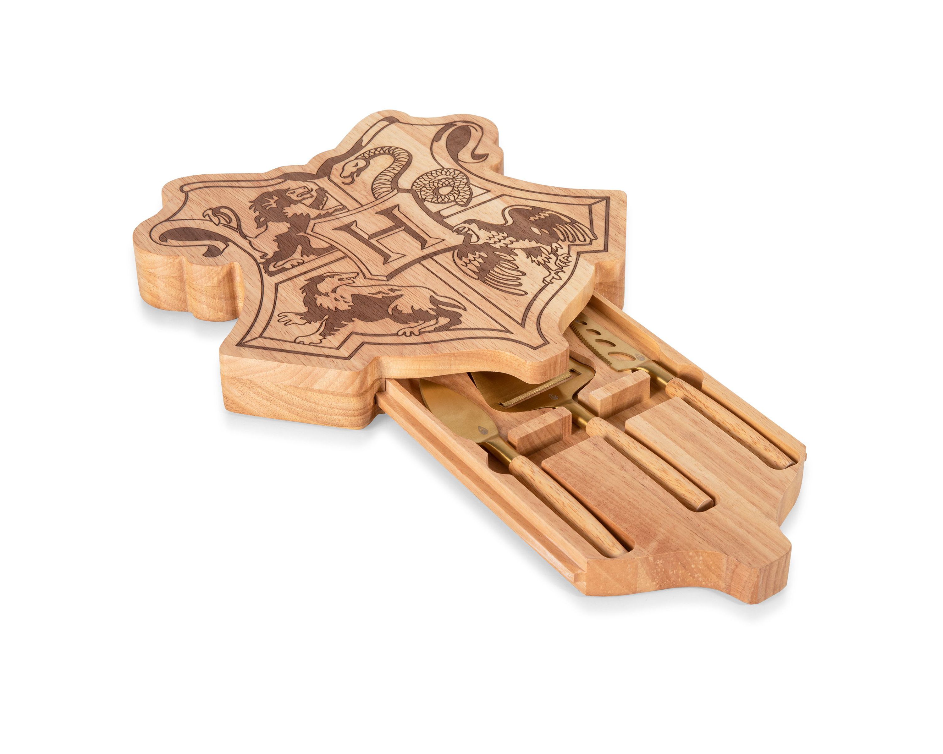 Harry Potter Hogwarts Crest Cheese Set with Tools