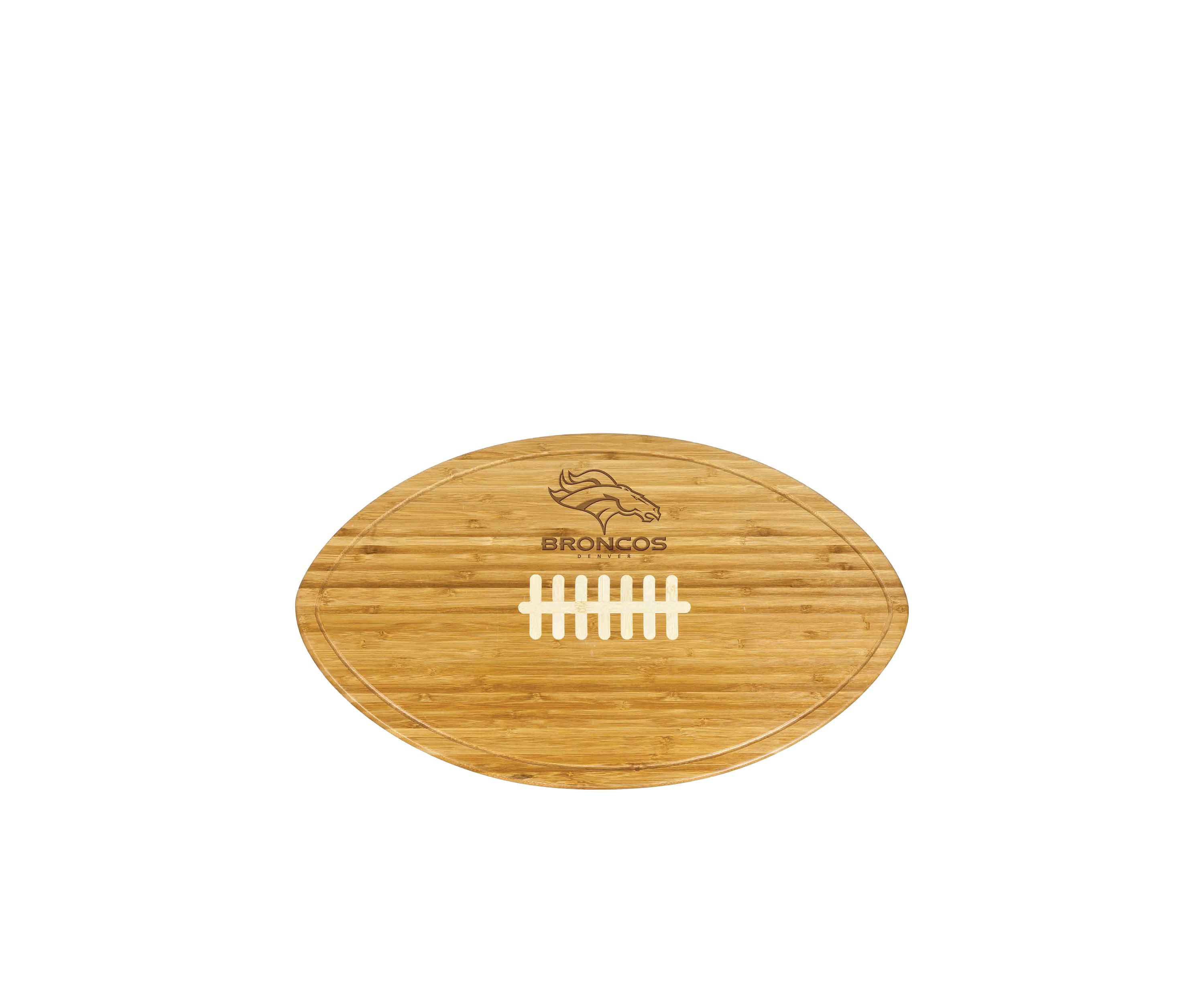 Denver Broncos Kickoff Bamboo Serving Tray