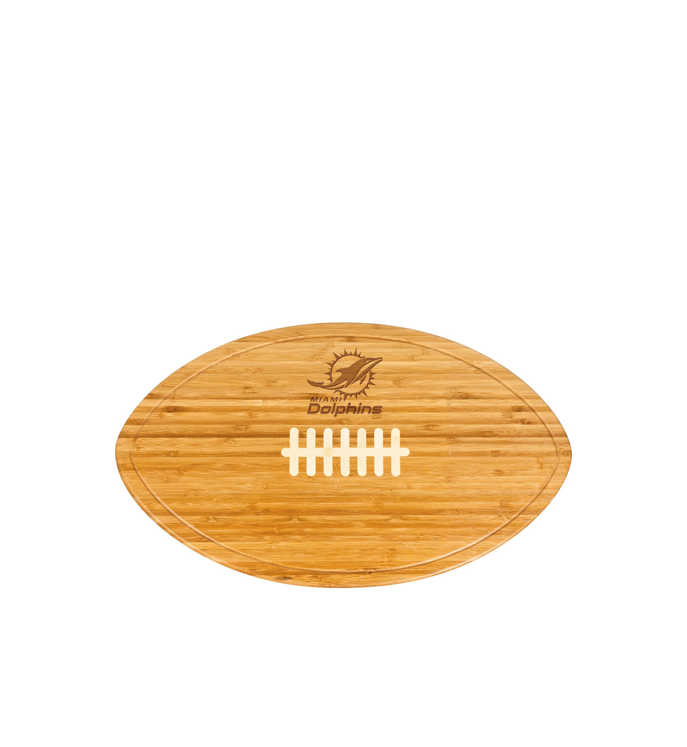 Miami Dolphins Kickoff Bamboo Serving Tray