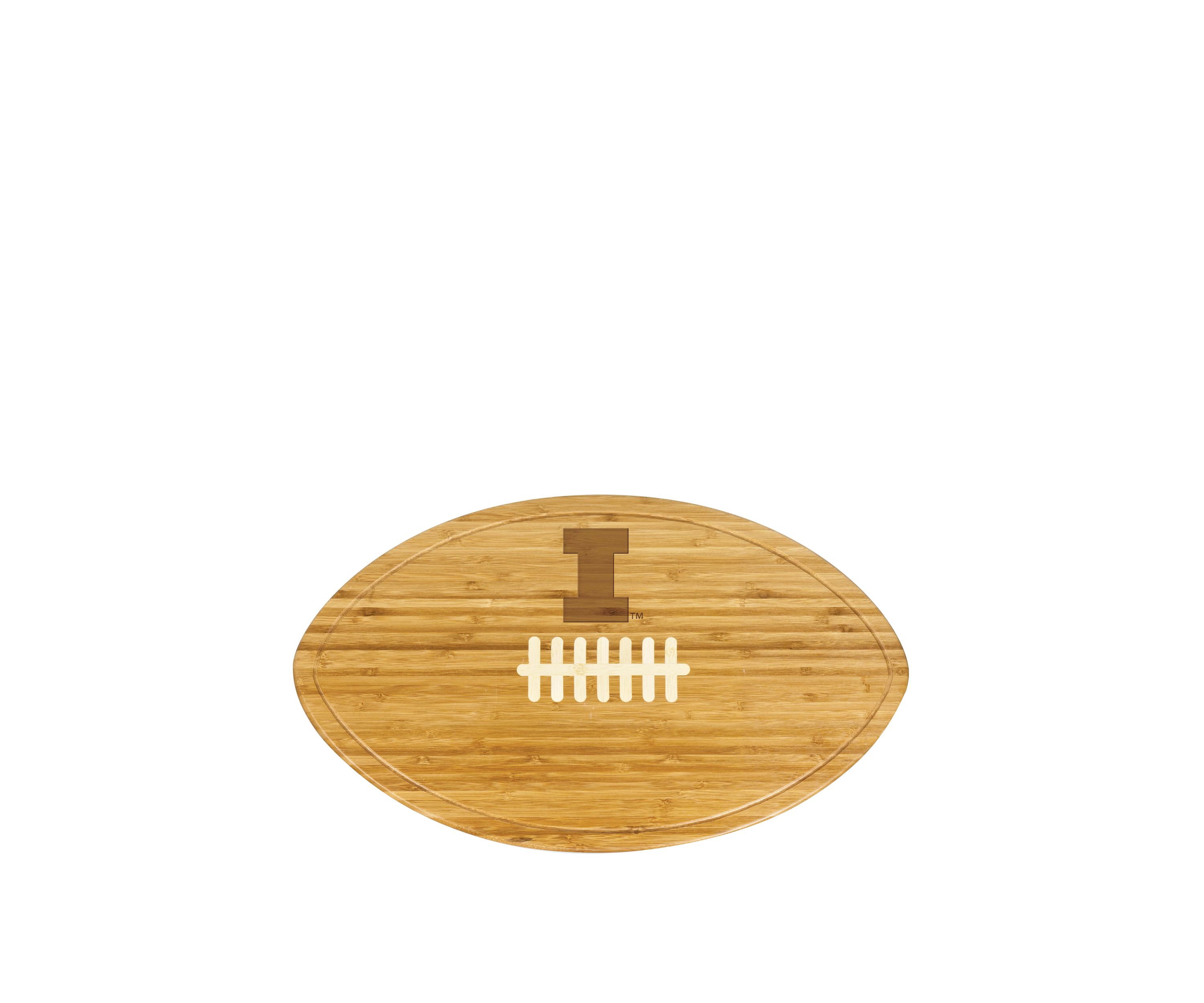 NCAA Illinois Fighting Illini Kickoff Football Cutting Board & Serving Tray
