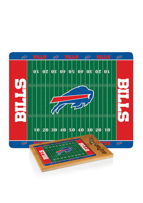 NFL Buffalo Bills Icon Glass Top Cutting Board & Knife Set
