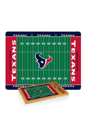 Toscana NFL Houston Texans Icon Glass Top Cutting Board & Knife Set